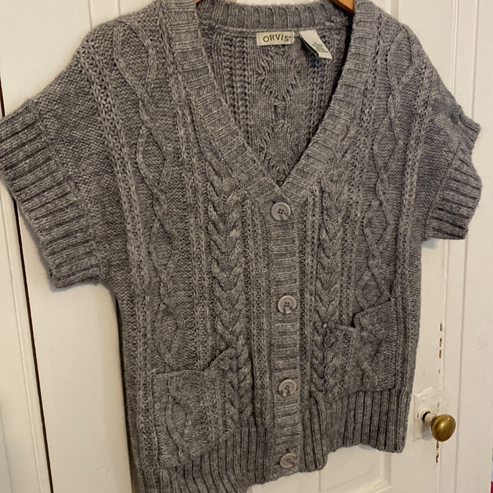 Alpaca-blend Orvis Cardigan